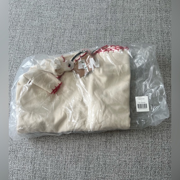 Boden Cream Blouse with Red Trim - Picture 5 of 5